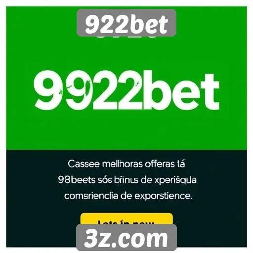 Ofertas de bônus disponíveis no 922bet